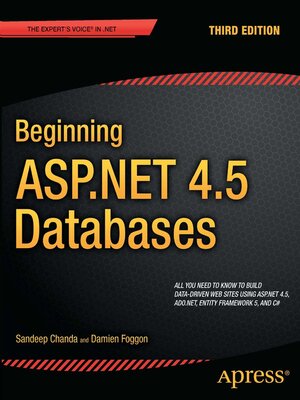 cover image of Beginning ASP.NET 4.5 Databases